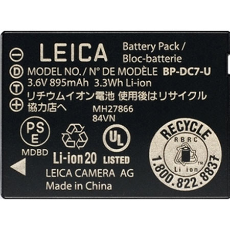 Leica 18702 BP-DC7 Lithium-Ion Battery for V-LUX 20/30