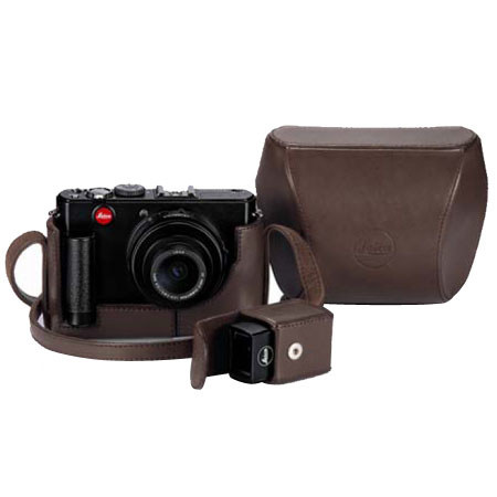 Leica 18708 D-LUX 4 Leather Case with ViewFinder, Mocha