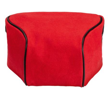 Leica Ettas Coated Canvas Q2 Pouch, Red