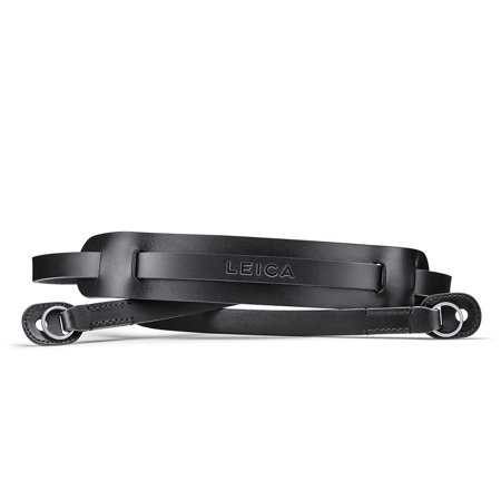 Leica Leather Carrying Strap with Shoulder Pad for M-Cameras Black