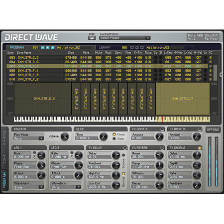 Image Line DirectWave VSTi Sampler Software, Electronic Download