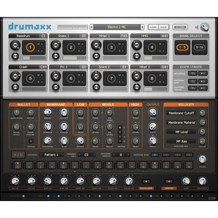 Image Line Drumaxx Percussion Modeler VSTi Software Plug-In, Electronic Download