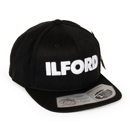 Ilford Logo FlexFit 110 Ball Cap, Black