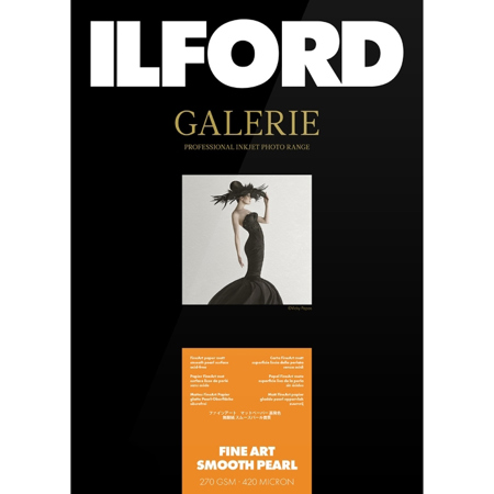Ilford GALARIE Fine Art Smooth Pearl Inkjet Paper, 270 gsm, 5x7", 50 Sheets