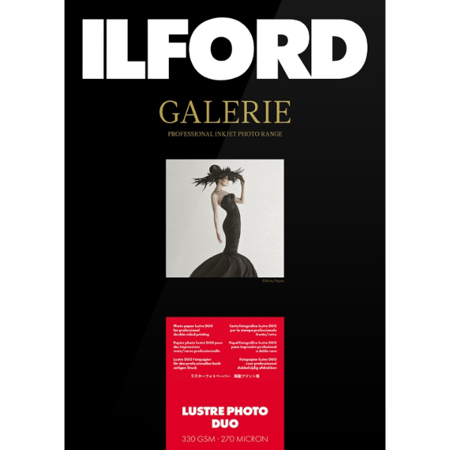 Ilford GALARIE Lustre Photo Duo Inkjet Paper, 330 gsm, 13x19", 50 Sheets