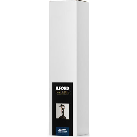 Ilford GALERIE Prestige Textured Cotton Rag Inkjet Photo Paper, 310 gsm, 60"x49', Roll