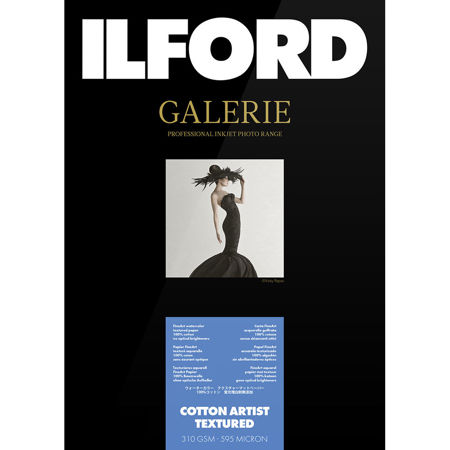 Ilford Galerie Artist Textured Matte Photo Paper (17x22"), 25 Sheets