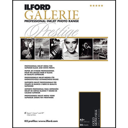 Ilford GALERIE Prestige Gold Mono Silk, Inkjet Paper, 17"x50' Roll
