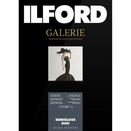 Ilford GALERIE Prestige Smooth Luster Duo Inkjet Paper, 280 gsm, 8.5x11", 25 Sheet Pack