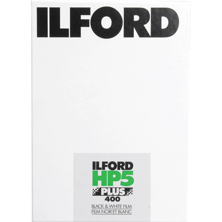 Ilford HP-5 Plus Black and White Film, 4x10" 25 Sheets