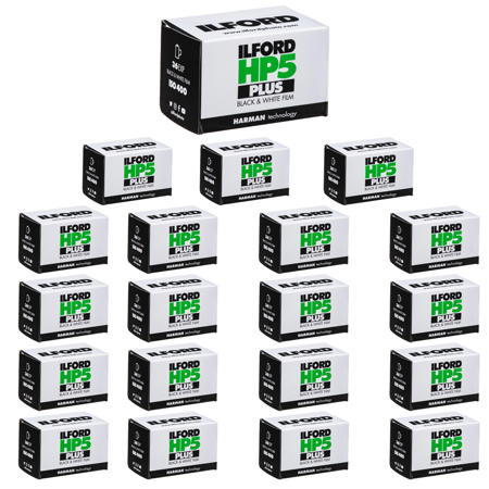 Ilford HP-5 Plus Black and White Film, ISO 400, 35mm, 36 Exposures - 50 Pack