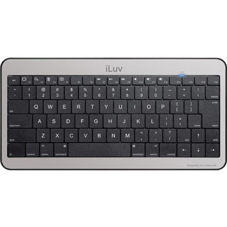 iLuv iBTKB20 WorkStation Bluetooth Keyboard, Black