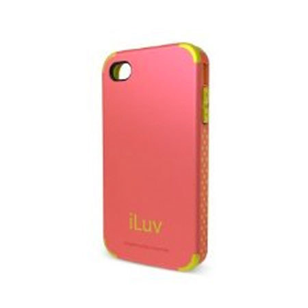 iLuv Dual Layer Case for iPhone 4/ 4GS, Regatta Pink