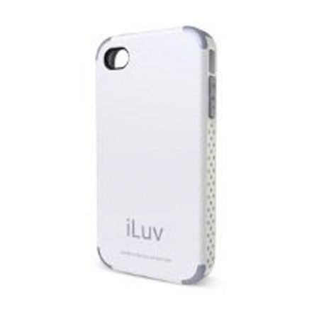 iLuv Dual Layer Case for iPhone 4/ 4GS, Regatta White