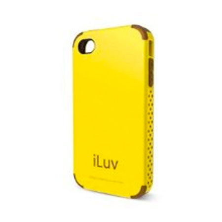iLuv Dual Layer Case for iPhone 4/ 4GS, Regatta Yellow