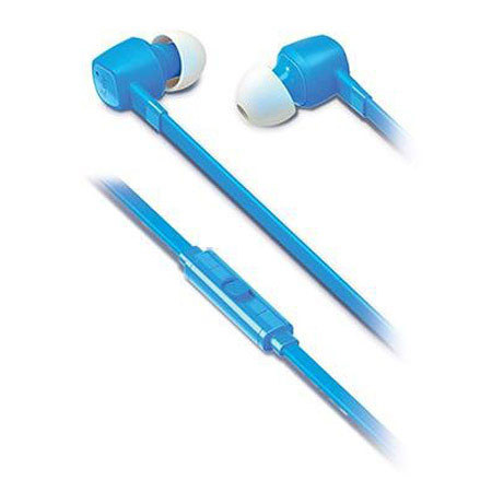 iLuv JetTurbo High-Performance Earphones with In-Line Volume Control, Blue