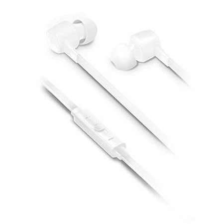 iLuv JetTurbo High-Performance Earphones with In-Line Volume Control, White