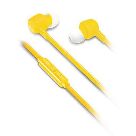 iLuv JetTurbo High-Performance Earphones with In-Line Volume Control, Yellow