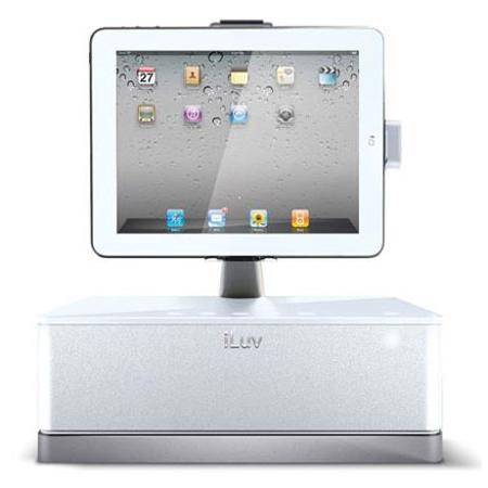 iLuv The WorkStation Pro Mobile SuperStation, White