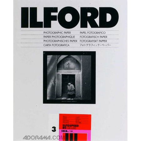 Ilford Ilfospeed RC Deluxe Grade 3 B/W Paper, 5x7in-25