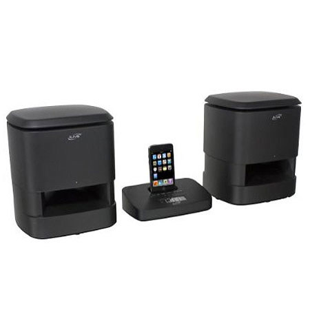 iLive IS809B Wireless 2.4 GHz Digital Speakers, Black