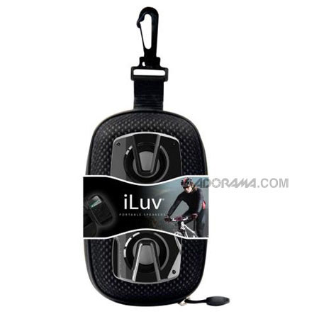 iLuv ISP120BLK Portable MP3 Player Speaker, Black