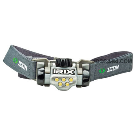 Icon Light Designed Irix II Polymer LED Headlamp, Gray