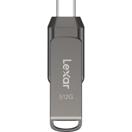 Lexar JumpDrive Dual Drive D400 512GB USB 3.2 Gen 1 Type-C Flash Drive