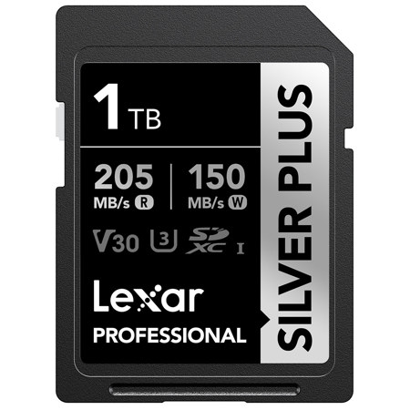 Lexar Professional SILVER PLUS UHS-I V30 SDXC Card 1TB