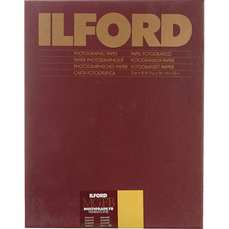 Ilford Multigrade FB Warmtone Paper, 8x10", 100 Sheets, Semi-Matte