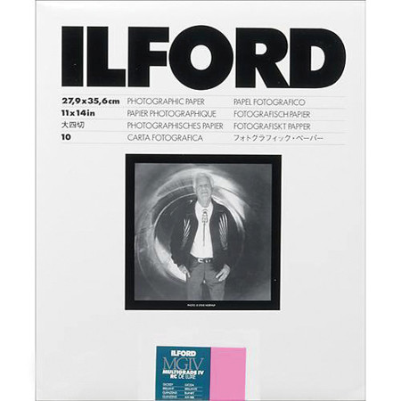 Ilford Multigrade IV RC Deluxe B & W Enlarging Paper, 11x14"-10 Sheets, Glossy