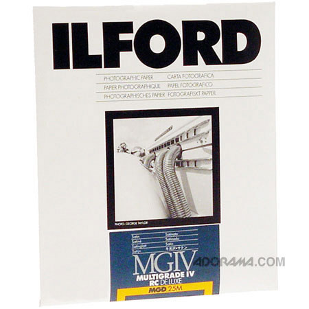 Ilford Multigrade IV RC Deluxe B & W Enlarging Paper, 16x20"-50 Sheets, Satin