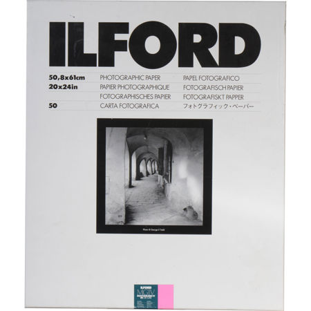 Ilford Multigrade IV RC Deluxe B & W Enlarging Paper, 20x24"-50 Sheets, Glossy