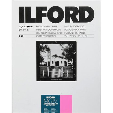 Ilford IV RC Deluxe Resin B/W Paper 8.5x11" 250 Glossy