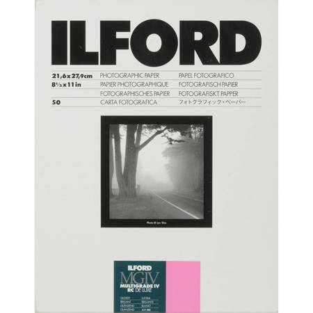 Ilford IV RC Deluxe Resin B/W Paper 8.5x11", 50 Glossy