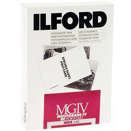 Ilford IV Resin B/W Enlarging Paper 11x14in, 50, Glossy