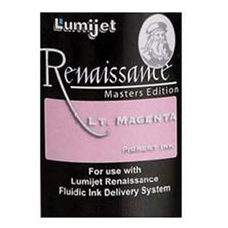 Lumijet Lumiflo Renaissance Masters Light Magenta Ink in a 4 oz. Bulk Bottle.
