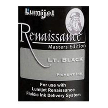 Lumijet LJREN8LK Lumiflo Renaissance Light Black Ink in a 8 oz. Bulk Bottle