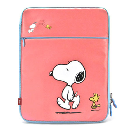 iLuv Peanuts Sleeve for iPad Series / Tablets, Snoopy - Pink