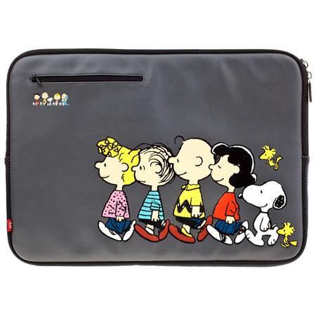 iLuv Snoopy Peanuts Sleeve for MacBook Pro 15.4"/Air 15", Gray