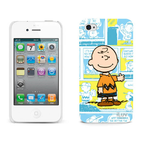 iLuv Snoopy Cartoon Series Hardshell Case for iPhone 4/4S, Charlie Brown