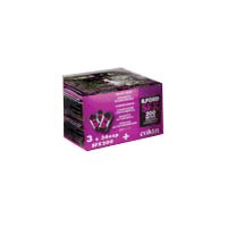 Ilford SFX 200 Infrared PROMO Pack, Medium Speed Black and White Camera Film with Extended Red Sensitivity, ISO 200, 35mm, 36 Exposures - 3 Pack, Plus 1 Cokin "P" Red Filter.