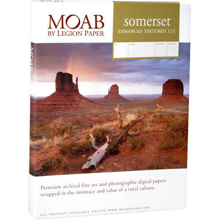 Moab Somerset Photo Enhanced Inkjet Paper, 17x22in