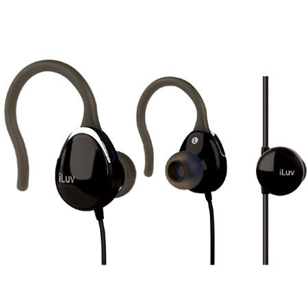 iLuv I203BLK Ultra Compact In-Ear Clips, Black