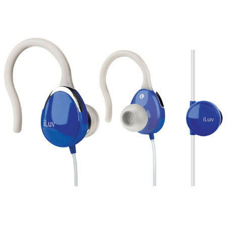 iLuv I203BLU Ultra Compact In-Ear Clips, Blue