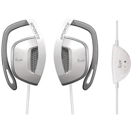iLuv I303WHT Sweat Proof In-Ear Clips, White f/iPhone/iPod/MP3 Players #I303WHT