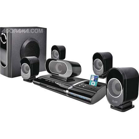 iLuv I1277 5.1 Channel Audio Desktop DVD and CD Player