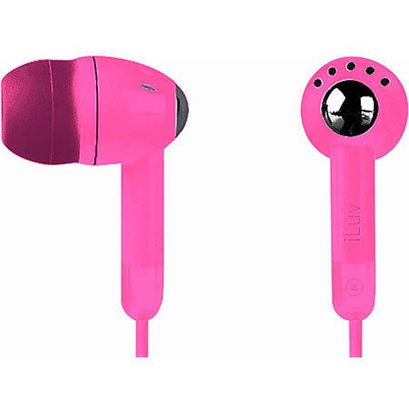 iLuv I301PNK Lightweight In-Ear Earphone for iPod Pink