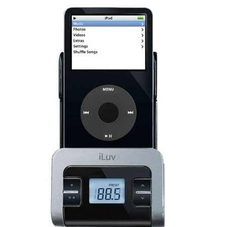 iLuv FM Transmitter w/Car Adaptr f/iPod/iPhone