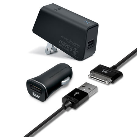 iLuv MobiSeal Deluxe Combo USB Charging Kit for Galaxy Tab